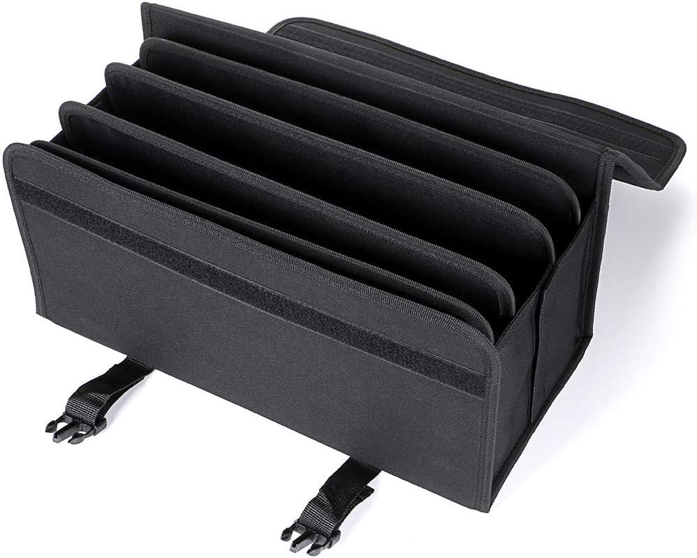 imageBTSKY New 171 Slots Marker Case Lipstick OrganizerCanvas Markers Holder for for Primascolor Markers and Copic Sketch Markers BlackBlack