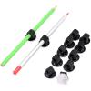 BTSKY ® 6 Pack Black Plating Pen Holder Clips- Self Adhesive Pen Pencil Holder Pen Clip Holder with Adjustable Spring Loop Fit any Size Pens Markers Use in Home Office Whiteboard Kitch Car(Black)