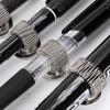 BTSKY ® 6 Pack Black Plating Pen Holder Clips- Self Adhesive Pen Pencil Holder Pen Clip Holder with Adjustable Spring Loop Fit any Size Pens Markers Use in Home Office Whiteboard Kitch Car(Silver)