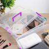 BTSKY 2 Layer Stack & Carry Box, Plastic Multipurpose Portable Storage Container Box Handled Organizer Storage Box for Organizing Stationery, Sewing, Art Craft, Jewelry and Beauty Supplies(Purple)(Purple)