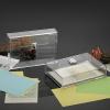 BTSKY 2 Pack Clear Acrylic Index Card Box for 3×5 Inch Cards, Holder Notecard Box Recipe Card Box Plastic Storage Organizer for Filling Index, Note Cards, Flashcards, Recipes(4×6 inch)