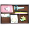 BTSKY 4 slots Desk Drawer Organizer, PU Leather Drawer Storage Organizer Divider for Office Desk Supplies Value Collection and Accessories Multi-Purpose Storage Desktop Organizer Tray(Black)(Brown)
