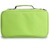 BTSKY Art Marker Carrying Case Lipstick Organizer-60 Slots Canvas Zippered Markers Storage for Touch Spectrum Noir Paint Sharpie Markers, Empty Wallet Only (Black)(Green)