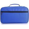 BTSKY Art Marker Carrying Case Lipstick Organizer-60 Slots Canvas Zippered Markers Storage for Touch Spectrum Noir Paint Sharpie Markers, Empty Wallet Only (Black)(Blue)