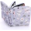 BTSKY Colored Pencil Case- 120 Slots Pencil Holder Large Capacity Pencil Organizer with Handle Strap Handy Colored Pencil Box with Printing Pattern (Purple Butterfly)(Purple Butterfly)