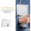 BTSKY Expanding File Folder – 13 Pockets, Small Accordion File Folder, Expandable Card Ticket Holder, Plastic Business Document Organizer, Khaki Translucent(White Translucent)