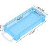 BTSKY Large Capacity Pencil Box, Office Supplies Storage Organizer Box, Brush Painting Pencils Storage Box Watercolor Pen Container Drawing Tools Colorful(Rose+Blue+Green)