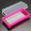 BTSKY Large Capacity Pencil Box, Office Supplies Storage Organizer Box, Brush Painting Pencils Storage Box Watercolor Pen Container Drawing Tools Colorful(Colorful)