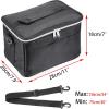 BTSKY Multifunction Marker Storage Organizer Marker Holder for 120 Markers- Zippered Canvas Pen Bag Pencil Bag with Carrying Handle, Adjustable Strap& Removable Sleeves Versatile Art Bag for Supplies