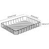 BTSKY Multipurpose A4 File Tray Wire Desk Tray Organizer Elegant Letter Size Desk Documents Trays Magazine Files Storage Basket Organizer Bin for Office Cosmetics Bathroom(Rose Gold)(Black)