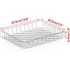 BTSKY Multipurpose A4 File Tray Wire Desk Tray Organizer Elegant Letter Size Desk Documents Trays Magazine Files Storage Basket Organizer Bin for Office Cosmetics Bathroom(Rose Gold)(Silver)
