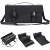 BTSKY New 171 Slots Marker Case Lipstick Organizer-Canvas Markers Holder for for Primascolor Markers and Copic Sketch Markers (Black)(Black)