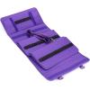 BTSKY New 171 Slots Marker Case Lipstick Organizer-Canvas Markers Holder for for Primascolor Markers and Copic Sketch Markers (Black)(Purple)