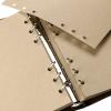 BTSKY PU Leather Refillable Travel Journal – Vintage 5” x 7” Writing Traveler’s Notebook with Unlined Blank Paper, Use As Sketchbook, Diary, Daily Planner, Drawing Pad – Perfect Gift Idea (Brown)