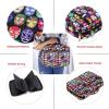BTSKY Portable Colored Pencil Case – Colored Pencil Organizer Holds 166 Pencils or 112 Gel Pens Large Capacity Zippered Pencil Holder Gel pens (Corlorful Mask)