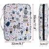 BTSKY Portable Colored Pencil Case – Colored Pencil Organizer Holds 166 Pencils or 112 Gel Pens Large Capacity Zippered Pencil Holder Gel pens(Animal)