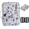 BTSKY Portable Colored Pencil Case – Colored Pencil Organizer Holds 166 Pencils or 112 Gel Pens Large Capacity Zippered Pencil Holder Gel pens(Animal)