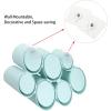 BTSKY Tilting Cylinder Creative Pen Holder Pen Container, Brush Pot, Combination Desktop Storage Organizer Desk Decoration, Creative Cylinder Hanging Planter Holder Multifunctional Wall-Mounted Hanging Shelves (Blue)(Blue)