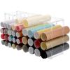 BTSKY Acrylic Vinyl Roll Holder, 41-Holes Vinyl Strorage Organizer for Craft Room Organization, Vinyl Roll Storage Rack with 41 Holes|Aperture 2 Inch/2.8 Inch Ideal for Vinyl Sheets, Wrapping Paper