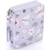 BTSKY Colored Pencil Case- 120 Slots Pencil Holder Large Capacity Pencil Organizer with Handle Strap Handy Colored Pencil Box with Printing Pattern (Purple Butterfly)(Purple Butterfly)