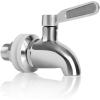 BTSKY™Stainless Steel Beverage Dispenser Replacement Spigot Fits 16mm（5/8 inch）Opening – No Lead Dispenser Replacement Faucet, Polished Finish(Silver)