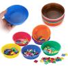 BTSKY Plastic Sorting Bowls, Assorted Colors Set of 10
