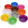 BTSKY Plastic Sorting Bowls, Assorted Colors Set of 10