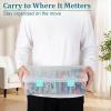BTSKY Clear Plastic Dividing Storage Box with 4 Deep Compartments Adjustable Storage Bin with Lid Portable Craft Container Multipurpose Sewing Box Art Supply Organizer, 13.9×7.9×6.2 Inches, Green(13.3×8.1×3.4 Inches-Clear)